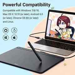 ❤12個のショートカットキー搭載❤ ペンタブレット ペンタブ 板タブ 初心者