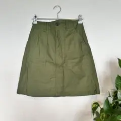 ミリタリー　オリーブ ミニスカート　カーキ　レイジブルー　新品未使用美品
