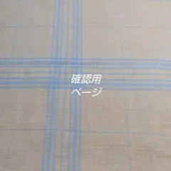 確認用ページ