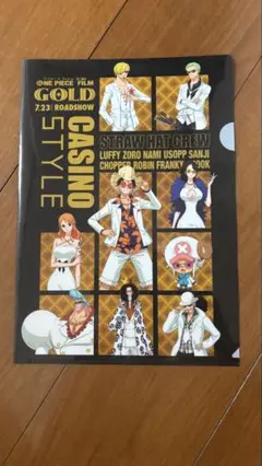 ONE PIECE FILM GOLD クリアファイル