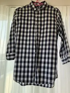 beauty &youth七分袖チェックシャツ L