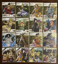 ワンピース色紙ART/ワノ国編 全16種フルコンプ