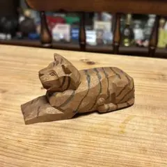 アンティーク大型 一刀彫 一枚板　虎 天然木 木彫り置物 衝立 縁起物　風水 アンティーク 大型 一刀彫 一枚板 虎 高さ140cm 天然木 木彫り