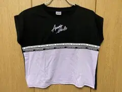 ANAP GIRL Tシャツ　M ブラック　パープル