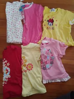 90 女の子　Tシャツセット 6点
