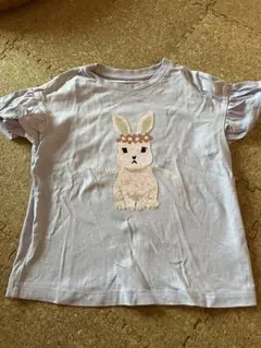 GU Tシャツ スパンコール　うさぎ