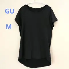 GU SPORTS　 ブラック　 半袖Tシャツ 　M　ジーユースポーツ