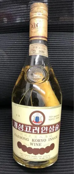 #開城高麗人参酒(リキュール) 開城高麗人参酒 650ml 30％ 古酒 未開栓 箱あり 2本セット