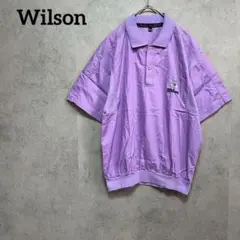 ウィルソン　Wilson　半袖　ポロシャツ　M パープル　USA