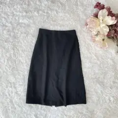 UNIQLO フレアスカート（ウエスト67）黒　オフィスカジュアル