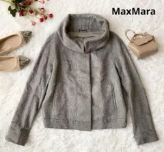 マックスマーラー MaxMara アルパカ混コート アウター ブルゾン USA6
