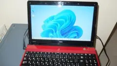 NEC LM750/HS6R Win11 8GB/SSD256GB レッド