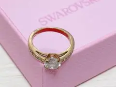 SWAROVSKI シンプルリング/箱無し/50号