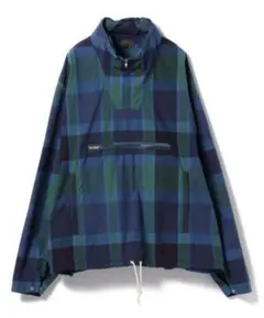 【未使用】チェック ハーフジップ ブルゾン