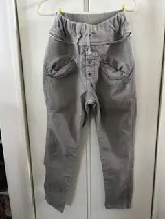キャピタル　後染薄キャンバスサルエルヌーベルパンツ　グレー S KAPITAL