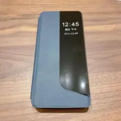 Huawei P40 Proスマホケース 手帳型 ネイビー アンドロイド