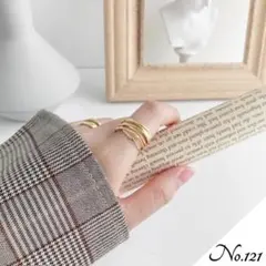 【新品】ファッションリング アクセサリー 指輪 ゴールド レディース