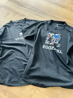 EGOZARU ブラック Tシャツ 2枚セット