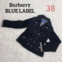 BURBERRY バーバリーブルーレーベル ショートトレンチコート ブラック