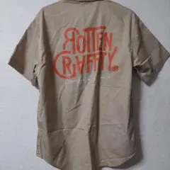 ROTTENGRAFFTY ワークシャツ M ベージュ