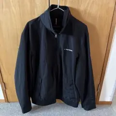 TOMMY HILFIGER ブラックナイロンジャケット XL