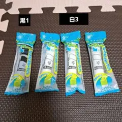 サクラマット水彩絵の具　単品　白色3本・黒1本