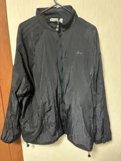 adidas ブラック 2000s ウーブントラックトップ(Ｊ/XL)
