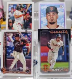 ♦まとめ買い値引きあり♦ジャイアンツ　ラモンテ・ウェイド　4枚セット　topps