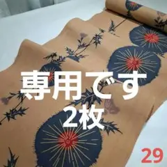 ☘️新染め=柿渋染め=未使用品着物解き　29