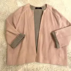 ZARAニット カーディガン コート M バイカラー