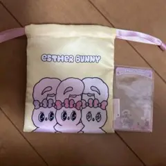 エスターバニー プリントミニ巾着 ポップアップストア 新品未使用