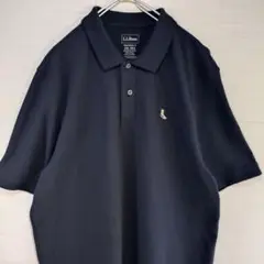 LL Been エルエルビーン　ポロシャツ　ビーンブーツ　刺繍　ブラック　XXL