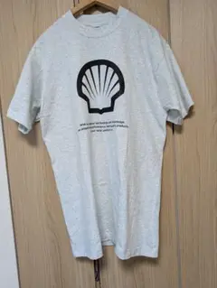 フルーツオブザルーム　SHELL ビンテージ　シェルロゴ Tシャツ グレー