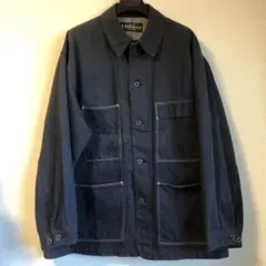 ET VOUS L'homme デニムカバーオールジャケットLサイズ