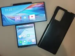 希少☆美品 LG WING 5G SIMフリー版 イリュージョンスカイ 大画面