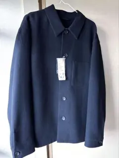 ユニクロ新品　ダブルフェイスシャツジャケット