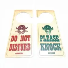 ドアハンガーサイン Do Not Disturb 両面 ドアサイン 2個