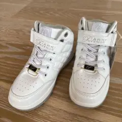 【新品未使用】キッズスニーカー ダンスシューズ 白 ハイカット20.0cm