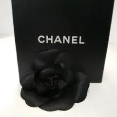 KC15 シャネル 極美品 カメリア コサージュ ブローチ プレート有り 箱付き