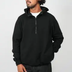 ovy French Terry Half Zip Hoodie サイズＬ