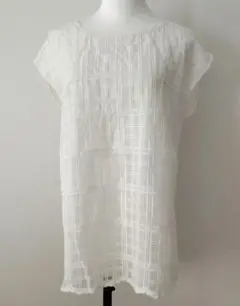 Do CLASSE 可愛い！アイボリー ノースリーブ チュニックLサイズ#27