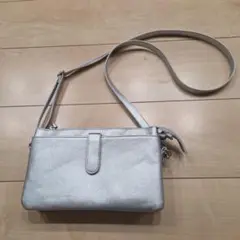 ルルン lulun ウォレット ショルダー シルバー