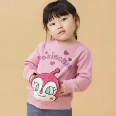 美品✨ドキンちゃん サイズ90 BIGアップリケポケットトレーナー 24年発売