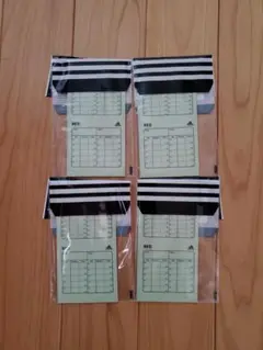 イエローカード、レッドカード記録シール
