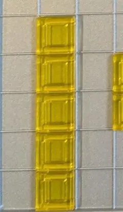 【バラ売り】ブロックスDX Blokus パーツ黄5マス