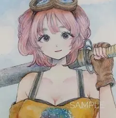 手描きイラスト アナログ オリジナル ファンタジー
