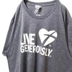 ベラキャンバス ライブジェネラスリースライベント Tシャツグレー灰色XL古着