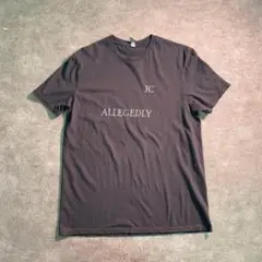 【ヴィンテージ】プリントTシャツ　モード系　黒　コットン　古着usedTSM11
