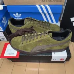 未使用 送料込 PUMA SUEDE VTG MIJ WRS オリーブ/ブラウン