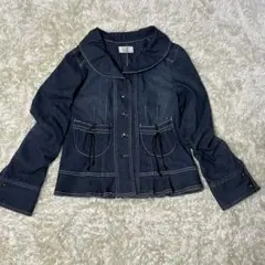 Opti オプティ　デザイン　デニムジャケット　ストレッチ　Mサイズ
